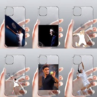Roger Federer Phone Case Transparent for Samsung A S 11 12 6 7 8 9 30 Pro X Max XR Plus lite Clear mobile bag