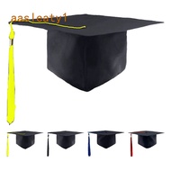 Aasleaty Graduation Cap With Tassel For High School And College Black Graduation Cap Adjustable Unisex Adult Graduation Cap