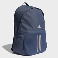 adidas 背包3-STRIPES 運動休閒 三線基本款 雙肩-藍色-GL0916