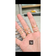 Cincin emas asli kadar 375 1gram dewasa
