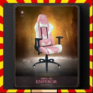 [ KONNAPR22 400] เก้าอี้เกมมิ่ง NUBWO CH-011 CASTER GAMING CHAIR สีชมพูขาว ศูนย์ ด่วน ของมีจำนวนจำกัด