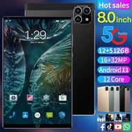 New K10  8Inch 12GB+512GB Android11 Tablet GPS Dual SIM 5G Gaming Original Tablet