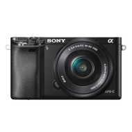 索尼 (SONY) A6000 可換鏡頭數碼相機連16-50mm鏡頭套裝 黑色 -