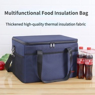 Aluminium Foil Insulated Food Bag Large Bento Bag Outdoor Picnic Bag Motorcycle Food Delivery Bag Lunch Box Bag Fresh-Keeping Bag