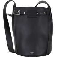 CELINE Big Bag Bucket 平滑小牛皮肩背水桶包(黑色)
