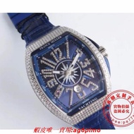 [Meima] Franck Muller Stainless Steel Diamond Men's Watch Franck Muller Franck Muller MES COLLECTIO Series V45 Blue Tour 1714