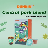 Dunkin' Central park blend Nespresso compatible capsules