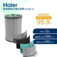 【Haier 海爾】胺基酸醛效複合濾網 AP500F-01 適用AP500