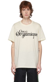 GUCCI灰白色“Gucci Orgasmique” T 恤