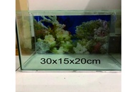 3F - AQUARIUM KACA UKURAN 30x15x20 CM