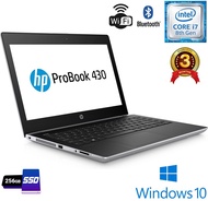 เครื่อง Notebook โน๊ตบุ๊ค HP PROBOOK 430 G5 14 นิ้ว (SSD) Core i7-8550U RAM 8 GB Windows 10 แท้ สภาพดี สเปคแรง ราคาถูก