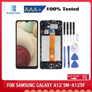 Original LCD Screen and Digitizer Full Assembly with Frame for Samsung Galaxy A12 SM-A125F