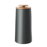 丹麥 Stelton Emma石陶儲物罐(附木蓋)-深灰