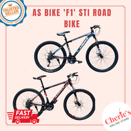 CHERIE Asbike F1 STI Road Bike 27.5ER, Alloy Frame Road Bike with FREE BOTTLE HOLDER