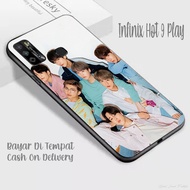 TakasihMurahh Smartphone Infinix Hot 9 Play BTS 3D / 2D FullPrinting / Flat Glossy - Case Hp - Case Handphone Infinix hot 9 - Hard Case - Case 3D / 2D - Casing hp - Casing - Case Oppo - Case Vivo - Case Samsung - Case Redmi - Case Realme