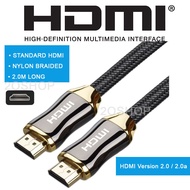 HDMI Cable For 4K TV, 4K Monitor or Gaming Monitor supports HDMI ARC, UHD TV  Premium Quality Nylon Braided Cable