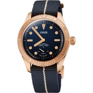 【ORIS 豪利時】青銅五日鍊 CARL BRASHEAR CAL. 401 限量腕錶(0140177643185-Set)