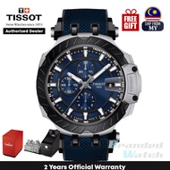 [Official Warranty] Tissot T115.427.27.041.00 Men's T-Race Automatic Chronograph Leather Strap Watch T1154273705101 (watch for men / jam tangan lelaki / tissot watch for men / tissot watch / men watch)