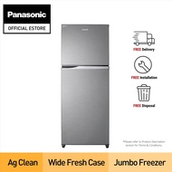 [Bulky] Panasonic NR-TX461BPSS 405L 2-door Top Freezer Refrigerator (Free delivery, installation and disposal)