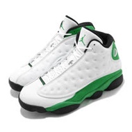 Nike 籃球鞋 Air Jordan 13代 男鞋 Lucky Green 喬丹 AJ13 白 綠 DB6537113 DB6537-113