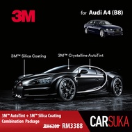 [3M Sedan Gold Package] 3M Autofilm Tint and 3M Silica Glass Coating for Audi A4 (B8), year 2008 - 2016 (Deposit Only)
