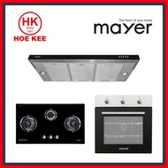 (HOB + HOOD + OVEN) Mayer MMGH888 Glass Hob / Mayer MMSS888 Stainless Steel + Mayer MMSI900HS Slim Hood + Mayer MMDO9 Oven
