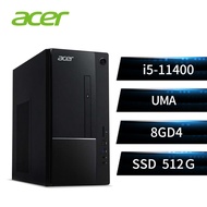 宏碁 ACER 桌上型主機 (i5-11400/8GB/512GB/UMA/W11) TC-1650 i5-11400