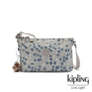 【KIPLING】氣質活潑圓點雙內袋斜背小包-MIKAELA