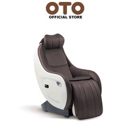 OTO Official Store OTO Massage Chair EQ-09S(BROWN) Massage Chair Neck to Calves Kneading Pounding Air Massage Rubbing Vibration 6 Massage Strokes Cradle-Swing Function Ergonomic Design