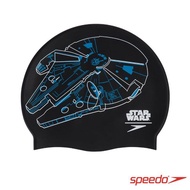 【SPEEDO】成人矽膠泳帽(千年鷹)