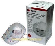 SAFER柑仔店-R95酸性活性碳口罩 3M-8246(暫無庫存)