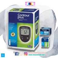 Ascensia Contour Plus |瑞士血糖機套裝 (血糖機,50塊試紙及針100支針)