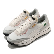 Puma 休閒鞋 Style Rider Play On男女鞋 厚底 舒適 簡約 明星款 情侶穿搭 米白 灰 37458801