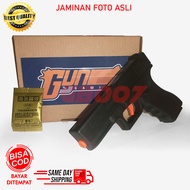 Mainan Anak WaterGel WGG Glock 19, + BB 7-8mm WaterGel, TERLARIS!!!