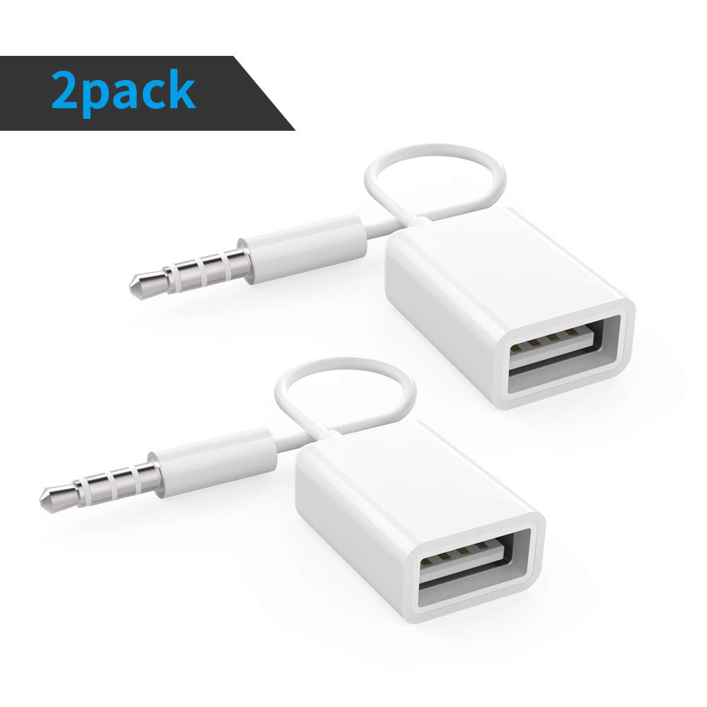 3.5mm Audio Adapter USB to Microphone Speaker External Sound Laptop Card HBIAO 2 RCA USB Audio Sound Card