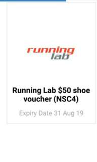 running lab shoe voucher