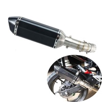Coffman/’s Shorty Slip-On Exhaust for Kawasaki Ninja 400 Z400 2018-2019 Sportbike with Blue Tip