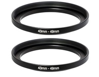 Amopofo Universal 40.5-49mm //40.5mm to 49mm Step Up Ring Filter Adapter for UV,ND,CPL,Metal Step Up Ring Adapter