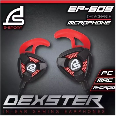 E-Sport | In-Ear Gaming Headphone รุ่น DEXSTER EP-609
