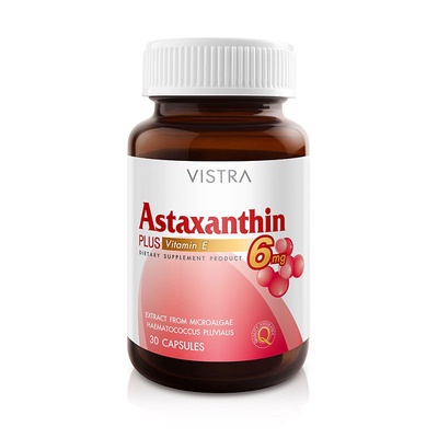 Vistra | Astaxanthin Plus Vitamin E 6 MG (30 Capsules)