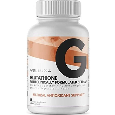 Liposomal Glutathione (600 mg) - Capsules for Skin Whitening Antioxidant