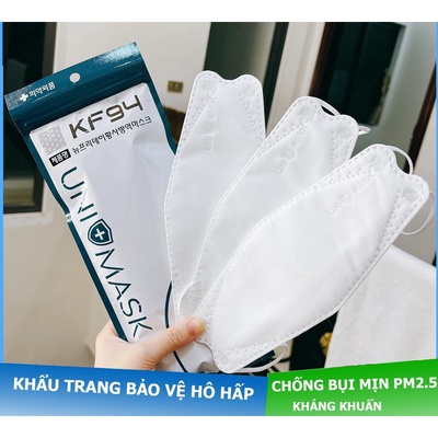 Uni Mask | KF94 Chống Bụi Mịn Và Kháng Khuẩn Hàng Cao Cấp Hàn Quốc (300 Chiếc)