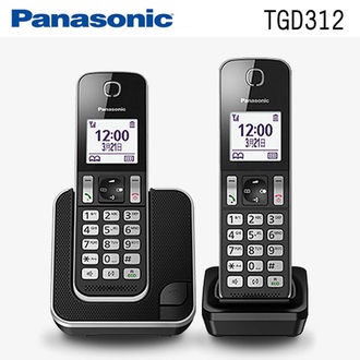【Panasonic 國際牌】KX-TGD312 TW DECT雙子機中文數位無線電話