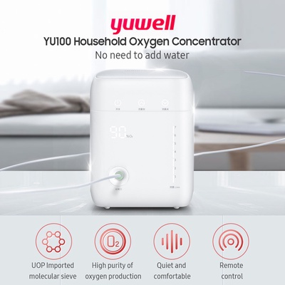 Yuwell | Oxygen Concentrator เครื่องผลิตออกซิเจน ขนาด 1 ลิตร รุ่น YU100