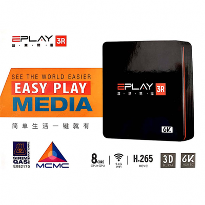 EPLAY | 3R Android TV BOX / Multimedia Streaming