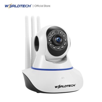 Worldtech | กล้องวงจรปิดไร้สาย CCTV Robot Full HD 1080p Wireless IP CAMERA รุ่น WT-CCM0141080P