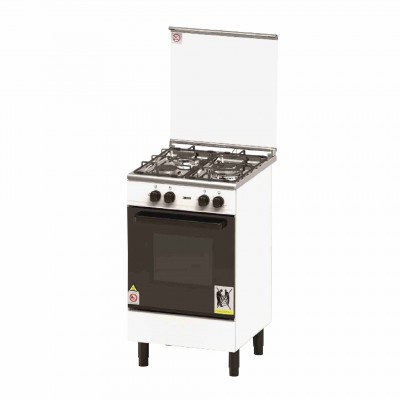 Zanussi | 3 Burner 62L Free standing Gas Cooker With Oven (ZCG530W)