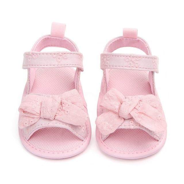 Infant Toddler little Princess First Walkers Prewalker Shoes Bow Shoes Sandals
