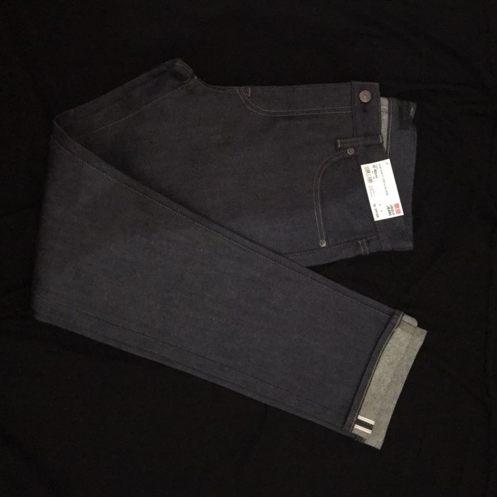 Harga Selvedge Uniqlo Slim Fit Jeans 