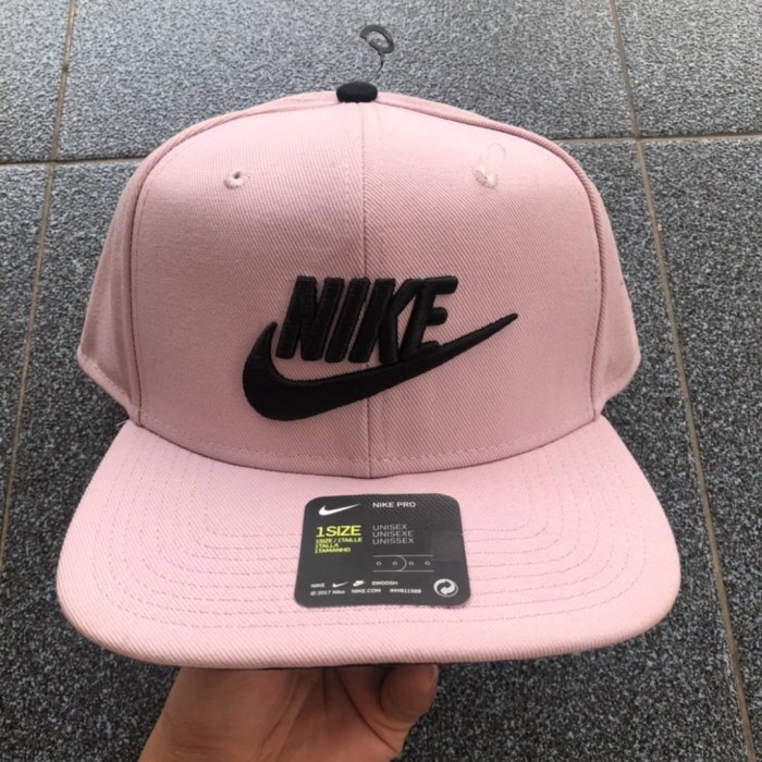 pastel pink nike hat